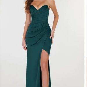 Azazie Emerald Green Bridesmaid Dress